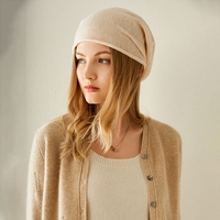 Ensemble bonnet et gants en cachemire doux et tricoté, unisexe, avec couleur personnalisée pour un usage quotidien décontracté en automne et en hiver