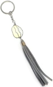 ตะขอแขวนผนังหินหยกสีขาวแขวนผนังคริสตัลอัญมณีคริสตัลบำบัด - Product Image 6