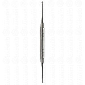 Curette osseuse chirurgicale de qualité supérieure Miller 9 à double extrémité 3,4 mm et 2,8 mm, poignée ergonomique, acier inoxydable, instrument orthopédique - Product Image 1