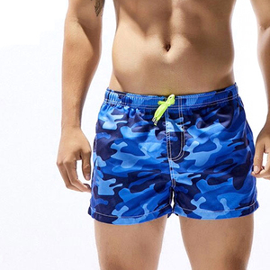 Bermuda d'été en coton léger pour homme Survêtement de sport de jogging décontracté avec motif uni anti-rides - Product Image 6