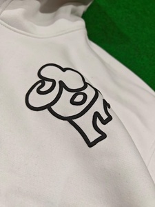 Conjunto de Sudadera con Capucha para Hombre, Personalizada, de Algodón Grueso, con Estampado de Logotipo, Estilo Holgado y Pesado - Product Image 2