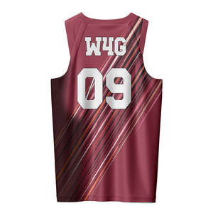 Uniforme de basket-ball OEM fabriqué en usine, uniforme de basket-ball à bas quantité minimale de commande, uniformes d'équipe de conception par sublimation, nouvelle conception 2025 - Product Image 4