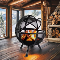 Poêle à gaz sans fumée pour camping en plein air pour un chauffage et un chauffage au bois efficaces pour la cour et la maison