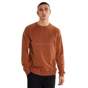 Sweat-shirt unisexe en coton pour homme, pull à col rond uni, logo personnalisé brodé, imprimé, tissu polaire respirant - Product Image 1