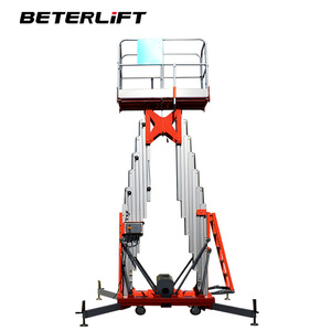 Plateformes élévatrices en aluminium de haute qualité, 12 m, à double colonne, pour l'intérieur, à vendre et à <span class=keywords><strong>louer</strong></span> - Product Image 2