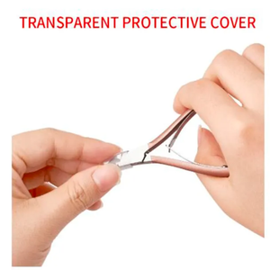 Pince à ongles pour outil de beauté de toilettage d'art avec poussoir à cuticules pince à épiler Cutter Nipper dissolvant de peau morte pour les doigts - Product Image 4