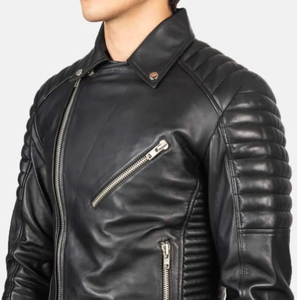 Veste de moto en cuir de vache pour homme Vêtements imperméables en cuir de moto de course pour homme - Product Image 3