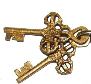 Padlock-01XF Laxmi Design Beautiful Brass Collectible Golden Home Security <b>Lock</b> with 2 Keys for Functional Purpose - Product Image 4