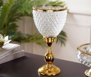 Home Accent Good Sale Candle Stand Table Dinner Decorative Metal <b>Candlestick</b> Holder Gold Plated Metal in <b>Brass</b> Candle Holder - Product Image 1