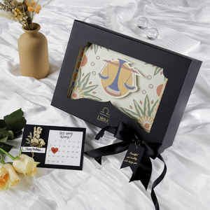 RTS Premium 12 Zodiac Art Caja de regalo de cartón Bio-Degradable con tapa y base para presentar regalos hechos a mano - Product Image 5