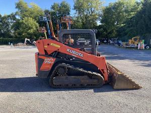 Pala cargadora compacta Kubota de alta eficiencia de funcionamiento, bomba hidráulica Kyb de cargador frontal de segunda mano bastante usada - Product Image 4