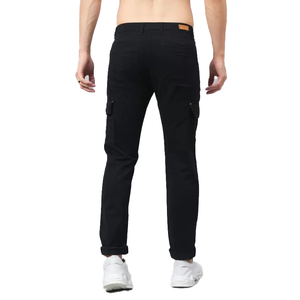 BD Vente en gros de pantalons cargo grande taille pour hommes pantalons de survêtement personnalisés pantalons cargo multi-poches de couleur unie pour hommes - Product Image 5