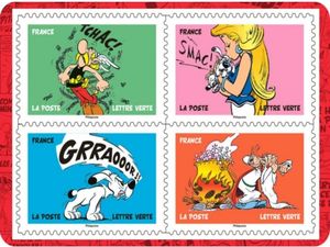 Timbres-<span class=keywords><strong>poste</strong></span> français pour mariage, pack cadeau, timbres Asterix, autocollants, France, timbres-<span class=keywords><strong>poste</strong></span>, postzegel, UV, nouveaux souvenirs, trouvailles, autocollant Azerty - Product Image 1