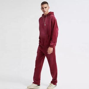 Men's Solid Winter <b>Tracksuit</b> Set Velvet <b>Velour</b> 100% Polyester Custom Windbreaker Breathable Unisex Acid Wash - Product Image 5