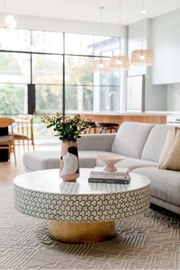 Mesas de centro cuadradas con incrustaciones de hueso de primera calidad para hotel en casa de lujo de la mejor clase, artesanías artesanales duraderas hechas a mano, precios al por mayor - Product Image 4