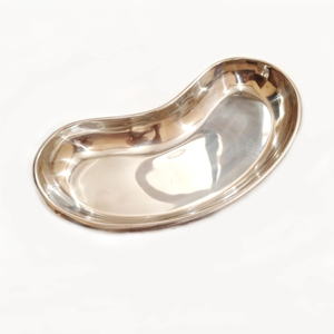 Plateau de rein en acier inoxydable certifié ISO de 8 pouces utilisation d'hôpital dentaire manuel instrument chirurgical creux base dentaire - Product Image 1