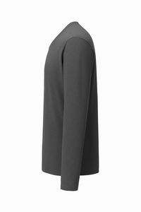 เสื้อยืดคอกลมสำหรับผู้ชายเสื้อยืดผ้าคอตตอนธรรมดาเสื้อยืดไม่มีลวดลายสำหรับผู้ชาย - Product Image 6