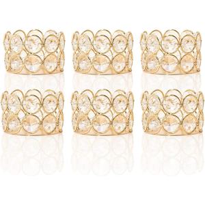 Vela votiva de Metal y cristal de Color dorado de lujo para Navidad, Halloween, Pascua y decoración de boda, Decoración de mesa - Product Image 1