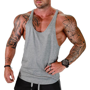 Camiseta sin Mangas Personalizada, Chaleco de Gimnasio para Hombre, Camiseta de Entrenamiento, 95% Algodón, 5% Elastano, Camiseta Deportiva sin Mangas para Hombre - Product Image 3