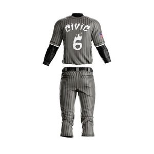 Camiseta de béisbol sublimada personalizada con estampado profesional bordado talla XL Top con nombre de equipo patrón de número de 'fútbol americano' - Product Image 2