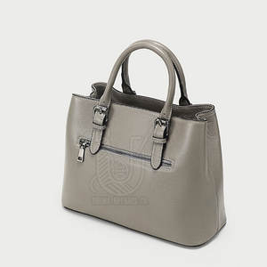 Sac à main en cuir pour femme avec logo personnalisé, deux anses, fermeture éclair, léger, durable, service OEM, imperméable, fabriqué au Pakistan - Product Image 2