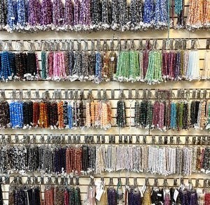 Lote de cuentas de piedras preciosas mixtas de todo tipo, 100 hebras, fabricación de joyas sueltas, cuentas, piedras preciosas curativas, precio al por mayor - Product Image 6