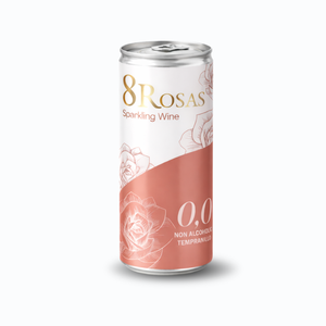 8 Rosas - Vino Rosso Senza Alcol |   100% Tempranillo 0.0% ABV 250ml RTD |   Vino Spagnolo Senza Alcol - Product Image 1