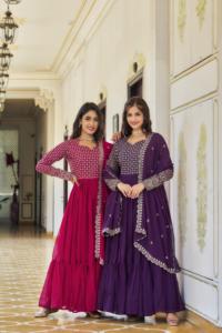 2024 Summer Fox Georgette Girls' Long Casual Dresses Formal Beach Clothing Casual/Party New Fashion Pure Heavy 3mm Code Ram - Product Image 6