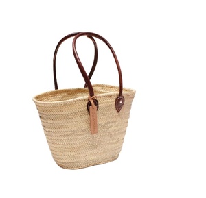 Straw <b>Bag</b> French Basket Handle <b>Long</b> Macrame Beach <b>Bags</b> Direct From Indian Supplier - Product Image 1