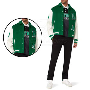 Trendy Wholesale Price <b>Letterman</b> <b>Jacket</b> Comfortable Fit Winter <b>Jacket</b> For School And Casual Daily Outfit Wear - Product Image 4