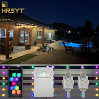 Lumières de Noël HRSYT, lumières de fête, DC48V, IP68, étanches, RGBW, source de lumière ponctuelle LED, lumière extérieure permanente