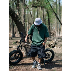 เสื้อยืดโอเวอร์ไซส์ผู้ชาย Streetlab ผ้าคอตตอนฟอกสี 230GSM ไซส์พลัส สไตล์วินเทจ คอกลม แขนสั้น พิมพ์โลโก้ตามสั่ง - Product Image 4