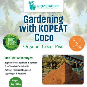 Bloque de turba de coco súper lavado de 5kg, solución de paisajismo para horticultura sin procesar, agricultura sostenible, nueva tecnología de cultivo - Product Image 3