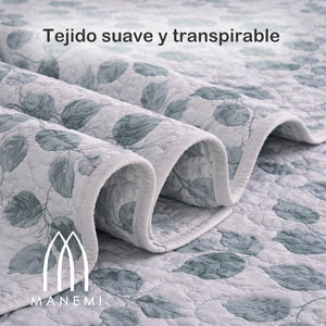 MANEMI Couvre-lit d'été mi-saison avec 1 ou 2 taies d'oreiller, différentes tailles - Product Image 2