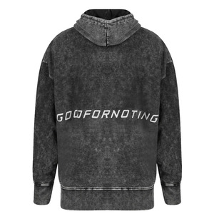 Latest High Street fashion <b>Men</b> <b>Grey</b> Colour Oversized Acid Wash Pullover Hoodie With front Pocket And Custom Logo For Sale - Product Image 2
