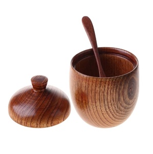 Herramienta de cocina Caja de sal de madera de lujo Tarro de especias Mejor venta Bodega de sal de madera natural Utensilios de cocina Herramientas y artilugios de alta calidad - Product Image 2