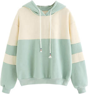 Sweat-shirt à capuche en polaire doux pour femme de haute qualité, multicolore, décontracté, avec logo sur le devant, pour l'hiver, streetwear et mode - Product Image 2