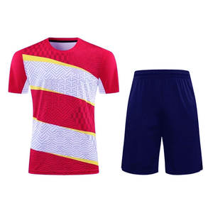 Advanced Design Breathable Short Sleeve Athletic Clothing Set <b>for</b> <b>Men</b> Soccer Uniform Suitable <b>for</b> Team Identity Training Matches - Product Image 1