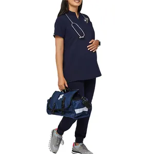 Vendita calda uniforme materna personale ospedaliero abbigliamento da lavoro Scrub infermiera Scrub Scrub medico uniforme infermiera per madri incinte