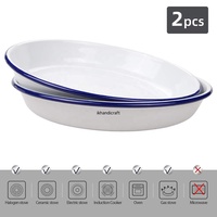 Vajilla de Acero Inoxidable Esmaltada Blanca Personalizada al por Mayor con Bajo MOQ, Grado Alimenticio, Ecológica, Certificada por SEDEX, Estilo Europeo para Desayuno y Almuerzo