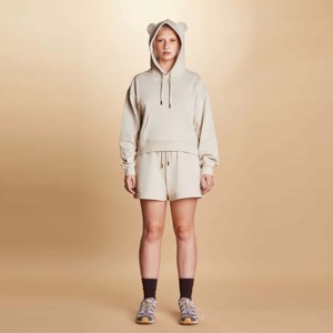 Womens Classic Natural <b>Bear</b> Ear <b>Hoodie</b> - Adorable and Cozy Hooded Cotton, Korean Sweatshirt with Cute <b>Bear</b> Ears, Perfect - Product Image 3