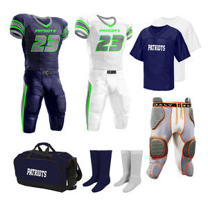 ชุดเสื้อเจอร์ซีย์สไตล์อเมริกันฟุตบอลชุดเครื่องแบบหมายเลขพิมพ์ลายแขนสั้นสินค้าออกใหม่ออกแบบได้ตามต้องการ - Product Image 3