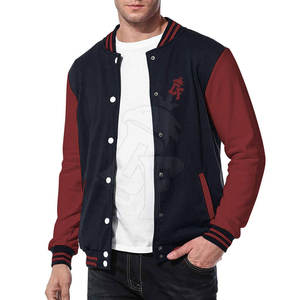 Veste Letterman pour hommes en matériau de haute qualité conçue pour vous garder au chaud et vous donner une apparence nette pendant les saisons d'automne et d'hiver - Product Image 1