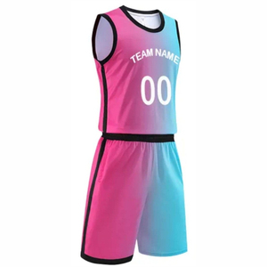 Ensemble d'uniformes de basketball modernes pour équipes, haute durabilité, imprimé, 100 % polyester, pour les matchs de ligue, anti-bactérien - Product Image 2