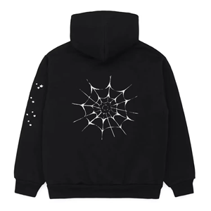 Custom High Quality <b>Black</b> Printed Hoodie Manufacturers Cotton Polyester Hoodies Unisex Pullover <b>Plain</b> Hoodies Men - Product Image 6
