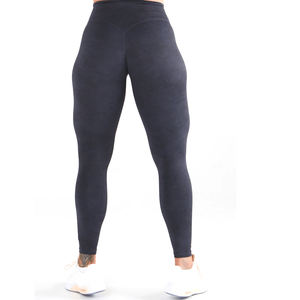 Ensemble de yoga solide pour femmes au design nouveau et à la mode, léger et respirant, taille haute, 2 pièces, meilleure vente en gros - Product Image 3