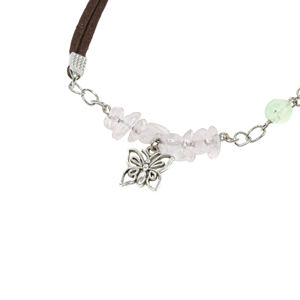 b.Essence Aura Gemstone <b>Bracelet</b> by beGems Citrine <b>Rose</b> <b>Quartz</b> Prehnite Trendy Fashion Jewelry Unisex - Product Image 3