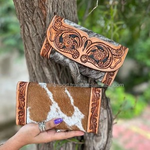 กระเป๋าสตางค์ผู้หญิงหนังวัวแท้กระเป๋าคลัทช์หนังวัวแท้กระเป๋าใส่บัตร - Product Image 4