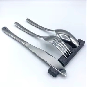 Repose-couverts en acier inoxydable avec support pour couteau pour table à manger avec base en marbre élégante avec repose-fourchettes et repose-cuillères Pinces à pot - Product Image 1