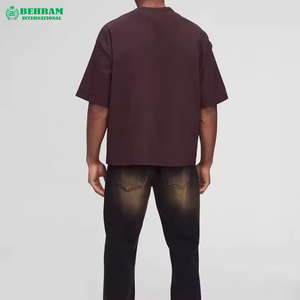 เสื้อยืดคอกลมโอเวอร์ไซส์ทรงหนา ผ้าฝ้าย 100% น้ำหนัก 300 กรัม ระบายอากาศได้ดี เป็นมิตรกับสิ่งแวดล้อม สำหรับผู้ชาย ขนาดสั่งทำพิเศษ - Product Image 1